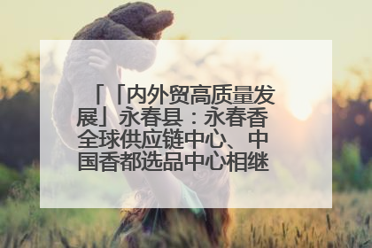 「内外贸高质量发展」永春县：永春香全球供应链中心、中国香都选品中心相继运营——一根香“点燃”百亿产业